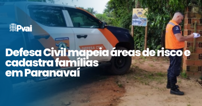 Paranavaí mapeia áreas de risco e cadastra famílias para situações de emergência