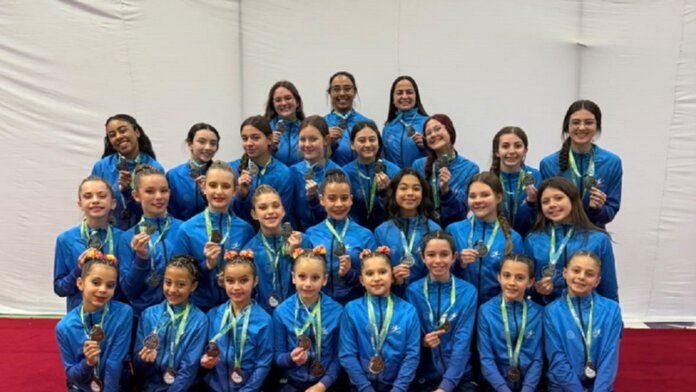 Campo Largo conquista nove pódios no Campeonato Paranaense de Ginástica Rítmica