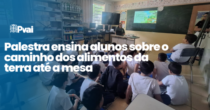 Escola de Paranavaí aprende de onde vêm os alimentos e como preservar o meio ambiente