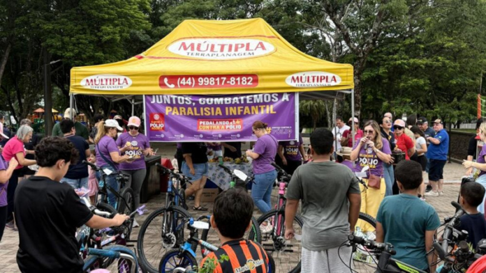 Pedalada contra a pólio muda para 7 de novembro em Campo Mourão