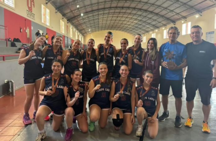 Campo Largo conquista 3º lugar no basquete feminino dos Jogos da Juventude