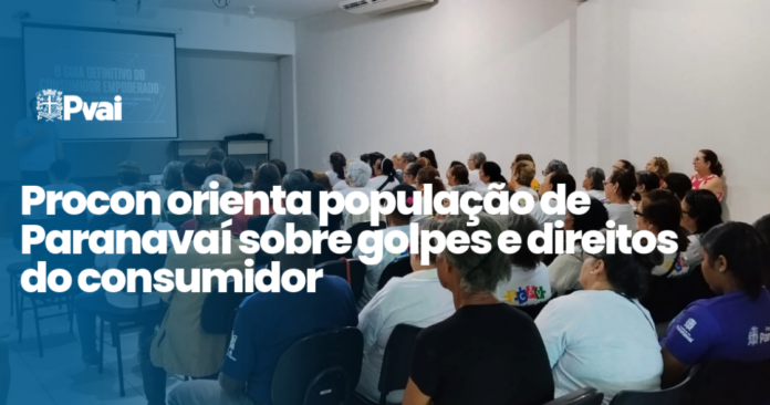 Paranavaí reforça proteção contra golpes com palestras em comunidades