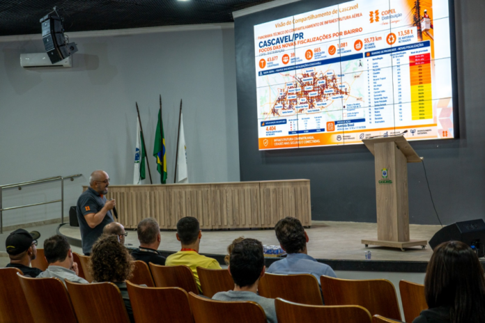Cascavel retira 13,58 toneladas de cabos em desuso dos postes desde junho