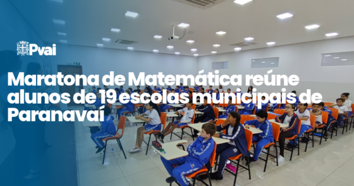 Maratona de matemática reúne 57 alunos de 19 escolas em Paranavaí
