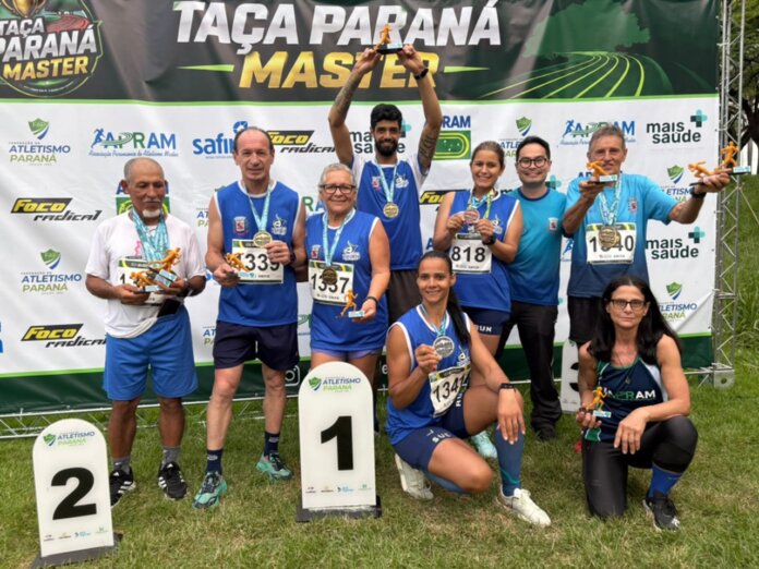 Arapongas conquista oito títulos no atletismo master do Paraná