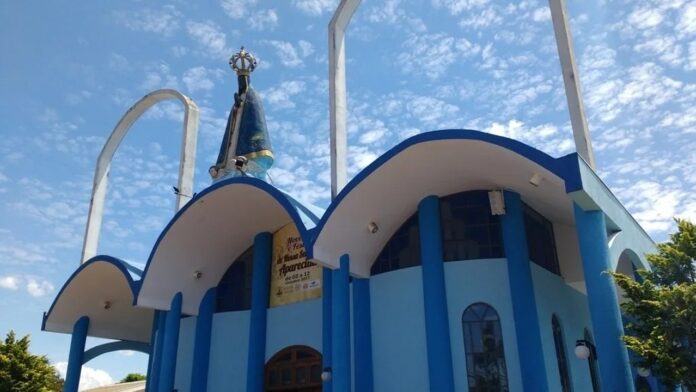 Fachada do Santuário de Nossa Senhora Aparecida em Campo Mourão